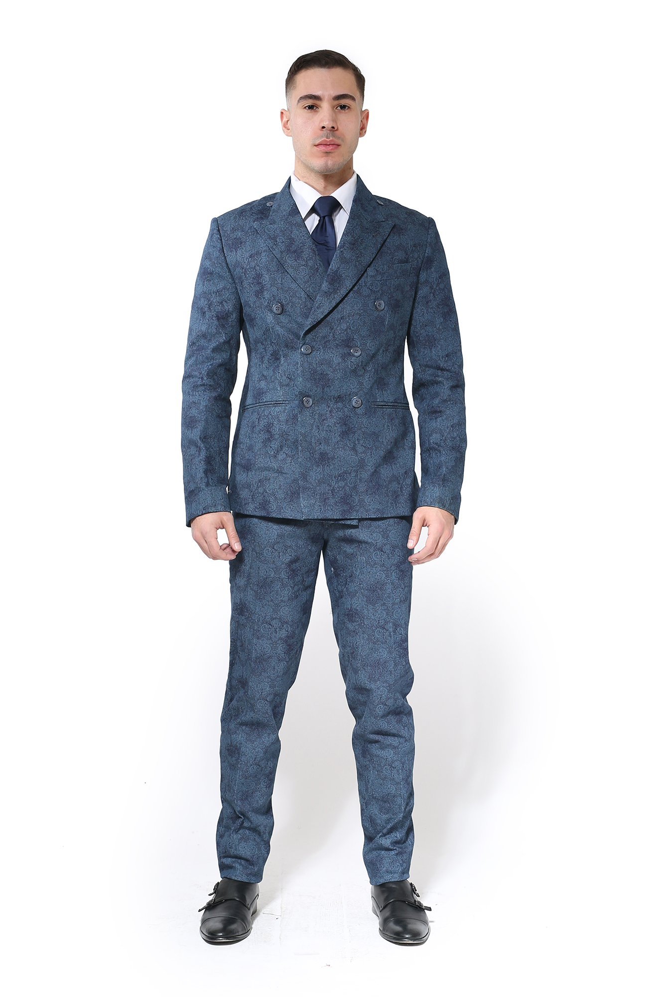 mens denim suit